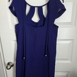 Diane Von Furstenberg Deep Blue Mini Dress